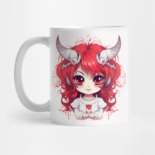 Cute Looking Anime Demon Girl Mug